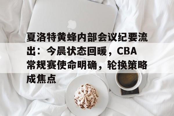 夏洛特黄蜂内部会议纪要流出：今晨状态回暖，CBA常规赛使命明确，轮换策略成焦点的简单介绍-爱游戏平台首页